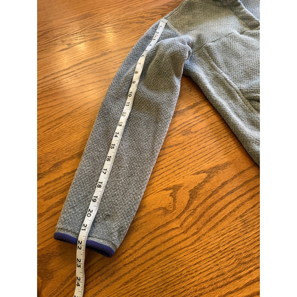 Patagonia Re-Tool Snap-T Fleece Pullover Womens Medium Grey Purple Polartec - Picture 9 of 11